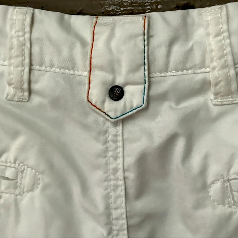 Robert Graham white cotton shorts 40